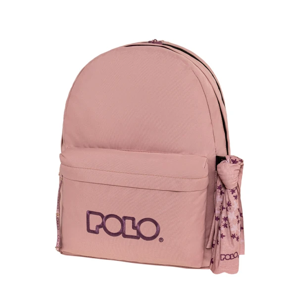 POLO 2026 BACKPACK ORIGINAL DOUBLE SCARF PINK-PURPLE