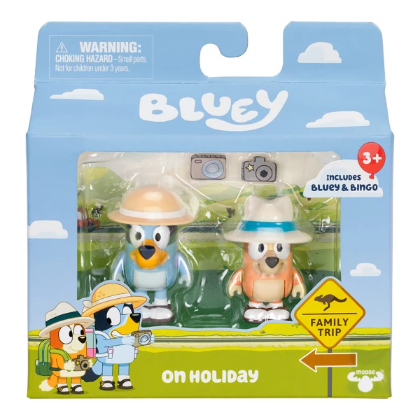 BLUEY SET 2 FIGURES - 3 DESIGNS