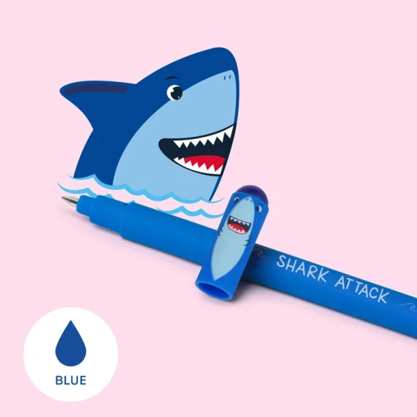 LEGAMI ERASABLE PEN BLUE - SHARK