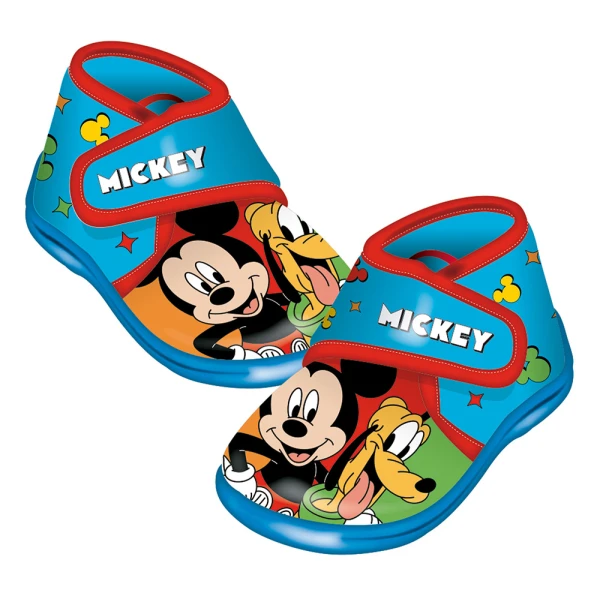 KIDS ΒΟΟΤ SLIPPERS MICKEY LIGHT BLUE