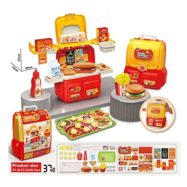 FOOD SET HAMBURGER - BACKPACK