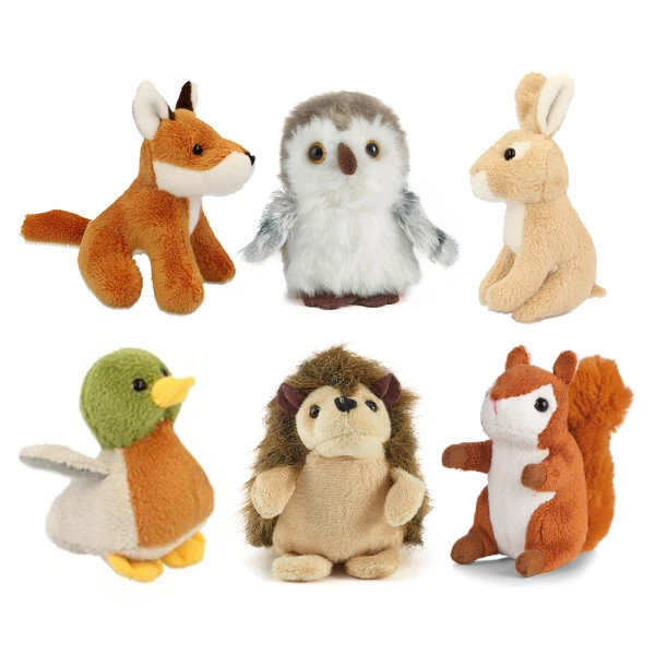 KEYCRAFT LITTLE LIVING NATURE PLUSH ANIMAL - 6 DESIGNS