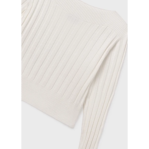 MAYORAL JERSEY PERFORATED ECRU 