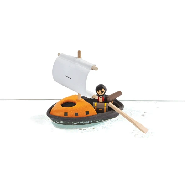 PLAN TOYS ΞΥΛΙΝΗ ΒΑΡΚΑ ΜΕ ΠΕΙΡΑΤΗ