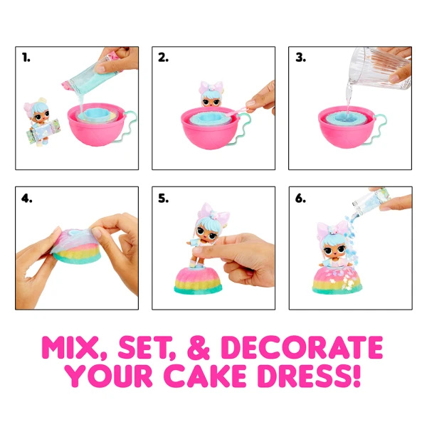 L.O.L. SURPRISE MIX & MAKE BIRTHDAY CAKE ™ ΚΟΥΚΛΑ ΕΚΠΛΗΞΗ