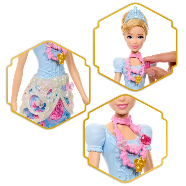 DISNEY PRINCESS ΚΟΥΚΛΑ ΣΤΑΧΤΟΠΟΥΤΑ ΜΕ ΚΟΣΜΗΜΑΤΟΘΗΚΗ