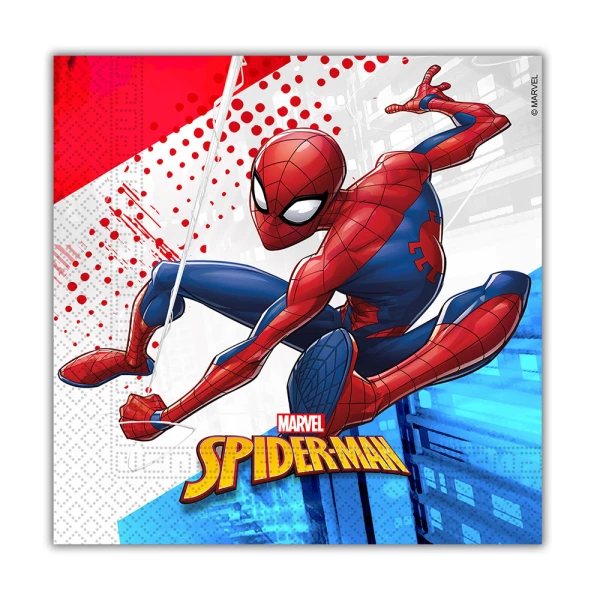 3ply ΧΑΡΤΟΠΕΤΣΕΤΕΣ 33Χ33 εκ. 20 τεμ. SPIDERMAN SUPER HERO