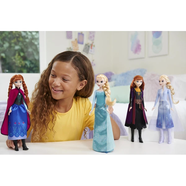 DISNEY PRINCESS ΒΑΣΙΚΗ ΚΟΥΚΛΑ ΕΛΣΑ ΜΩΒ ΦΟΡΕΜΑ