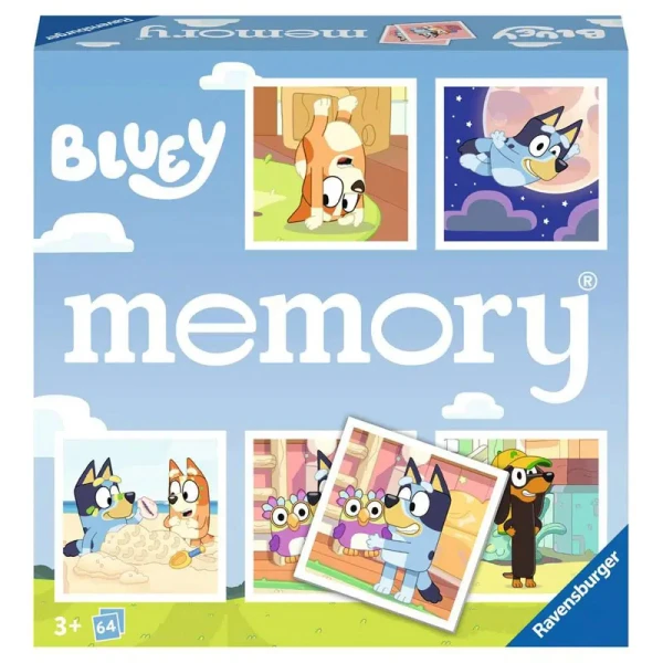 RAVENSBURGER MEMORY GAME BLUEY