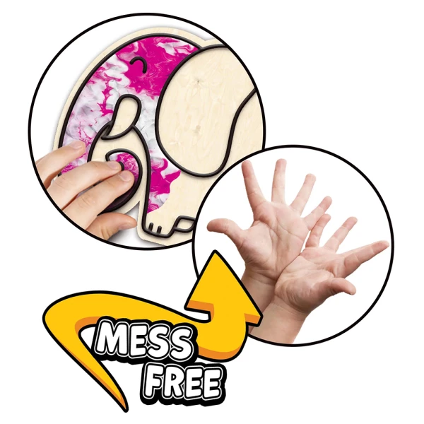 SPLAT PLANET MESS-FREE ΣΕΤ ΖΩΓΡΑΦΙΚΗΣ ΜΕ ΠΗΛΟ ANIMALS