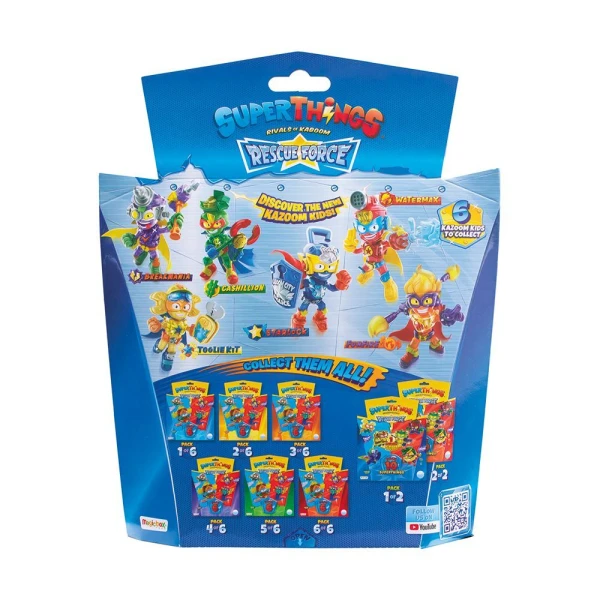 SUPERTHINGS ΜΙΚΡΟΠΛΑΣΜΑΤΑ RESCUE FORCE BLISTER 9+1 ΦΙΓΟΥΡΕΣ ΓΙΑ 4+ ΧΡΟΝΩΝ