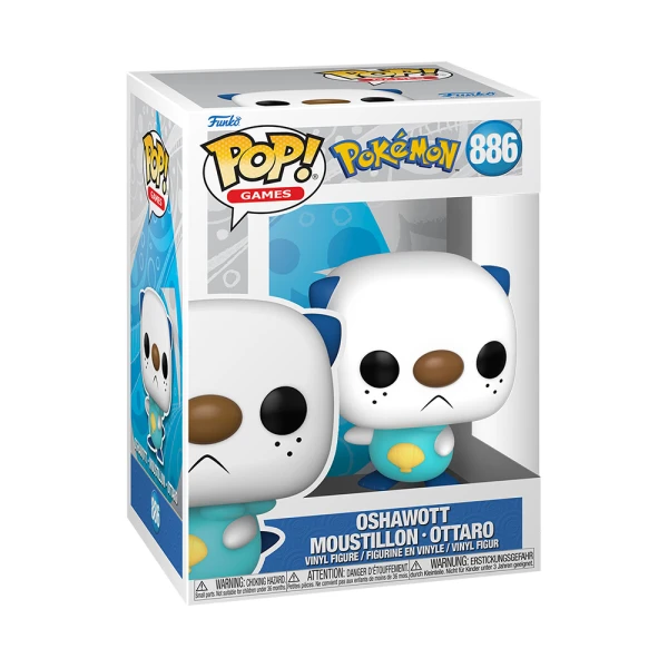 FUNKO POP! GAMES POKEMON ΦΙΓΟΥΡΑ ΒΙΝΥΛΙΟΥ OSHAWOTT MOUSTILLON OTTARO 886