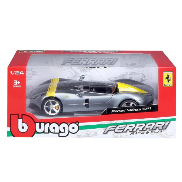 BBURAGO 1:24 FERRARI MONZA SP1 SILVER