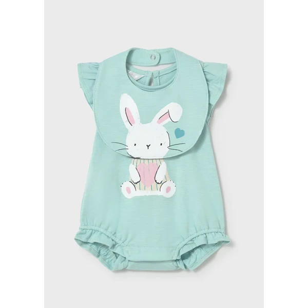MAYORAL TRACKSUIT SET AND BIB PISTACHIO 