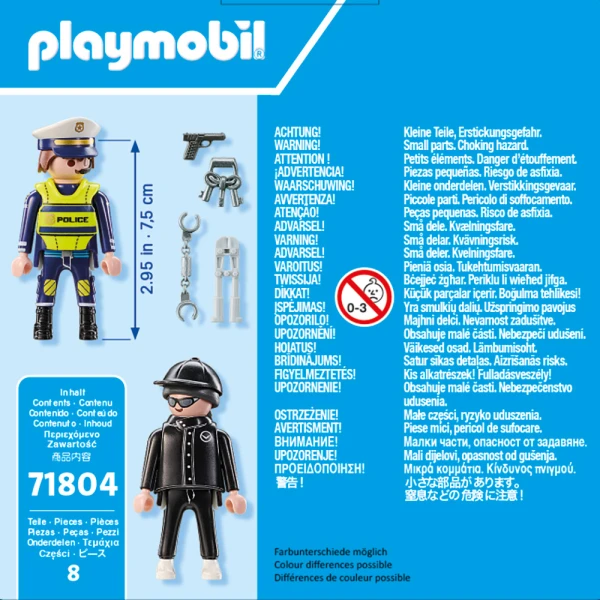 PLAYMOBIL ACTION HEROES ΑΣΤΥΝΟΜΟΣ ΚΑΙ ΔΙΑΡΡΗΚΤΗΣ