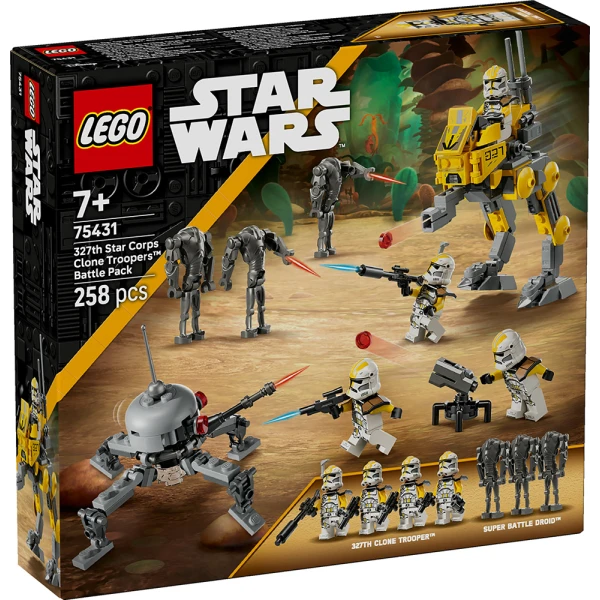 LEGO® STAR WARS™ ΠΑΚΕΤΟ ΜΑΧΗΣ ΜΕ ΣΤΡΑΤΙΩΤΕΣ ΚΛΩΝΟΥΣ ΤΟΥ 327ΟΥ ΣΩΜΑΤΟΣ STAR