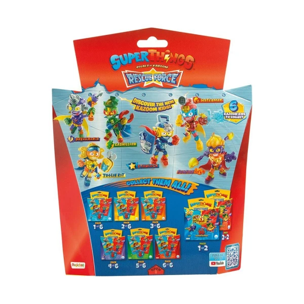 SUPERTHINGS ΜΙΚΡΟΠΛΑΣΜΑΤΑ RESCUE FORCE BLISTER 9+1 ΦΙΓΟΥΡΕΣ ΓΙΑ 4+ ΧΡΟΝΩΝ
