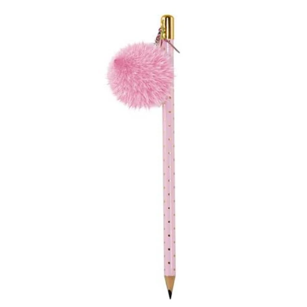 TESORO PENCIL HB2 WITH POM POM - 3 COLOURS