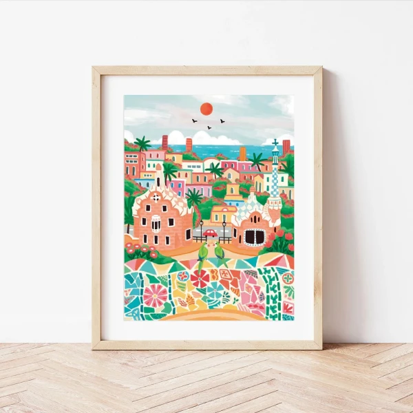 PETIT PINCEAU PAINT BY NUMBERS - BARCELONA