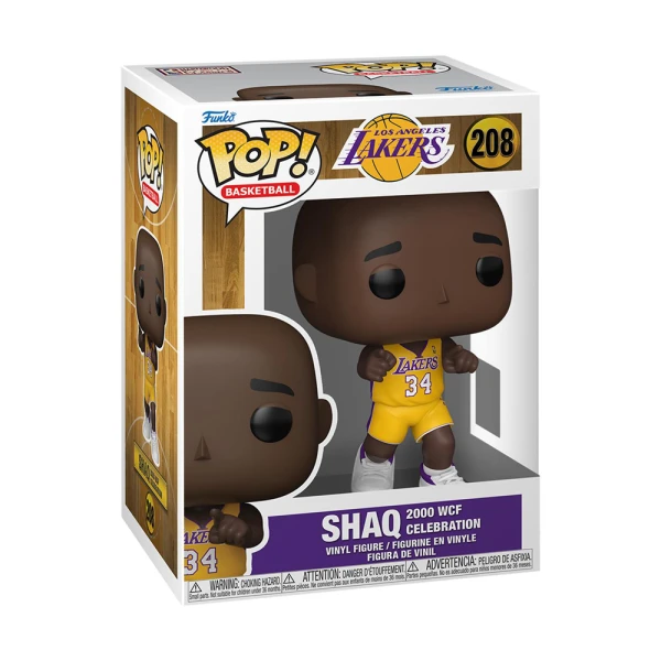 FUNKO POP! NBA: LOS ANGELES LAKERS - SHAQ 2000 WCF CELEBRATION VINYL FIGURE 208