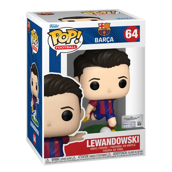 FUNKO POP! FOOTBALL BARCELONA ΦΙΓΟΥΡΑ ΒΙΝΥΛΙΟΥ LEWANDOWSKI 64