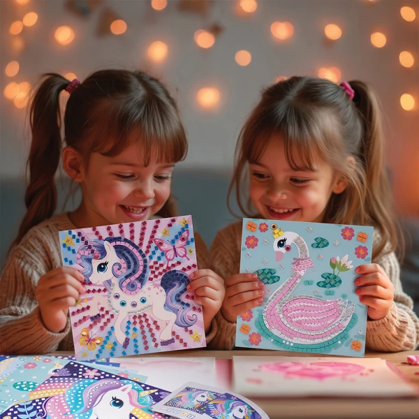 HAPPIHOBBI CRAFT SET MOSAIC WITH STICKERS DREAMWORLD