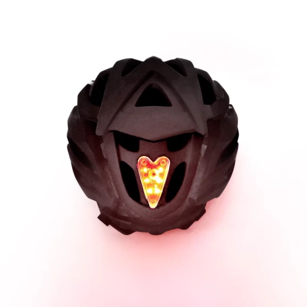 NILOX PROTECTIVE ADULTS HELMET BLACK WITH LED LIGHT