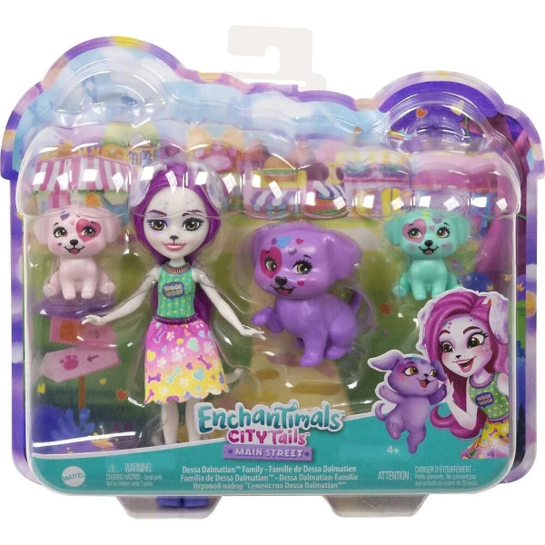ENCHANTIMALS CITY TAILS - ΟΙΚΟΓΕΝΕΙΑ ΔΑΛΜΑΤΙΑΣ