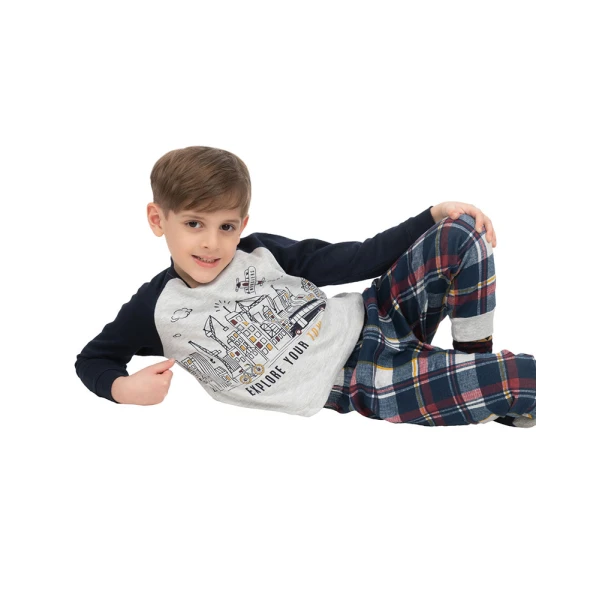 ENERGIERS BEBE BOY PYJAMAS CHECKED