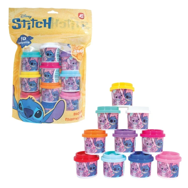 AS SET 10 DOUGH JARS IN BAG STITCH