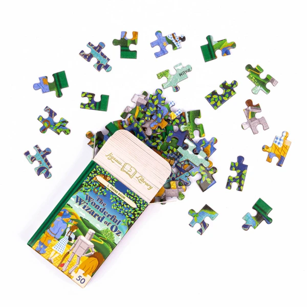 JIGSAW LIBRARY ΜΙΝΙ ΠΑΖΛ 50 τεμ. - 6 ΣΧΕΔΙΑ