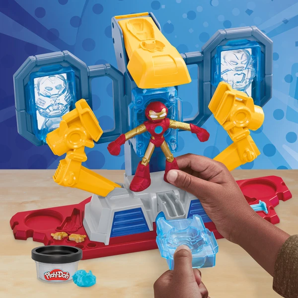 PLAY-DOH PLAYSET IRON MAN ARMOR MAKER LAB