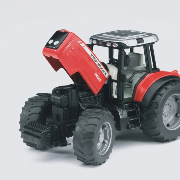 BRUDER ΤΡΑΚΤΕΡ MASSEY FERGUSON 7480 ΜΕ ΚΑΡΟΤΣΑ