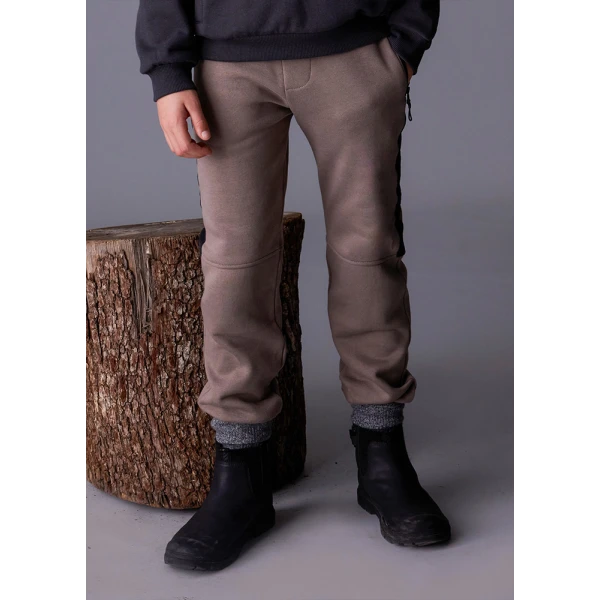 MAYORAL TROUSERS CONTRAST GREY-GREEN