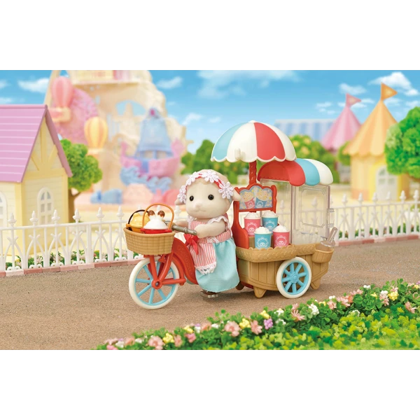 THE SYLVANIAN FAMILIES POPCORN DELIVERY TRIKE 5653