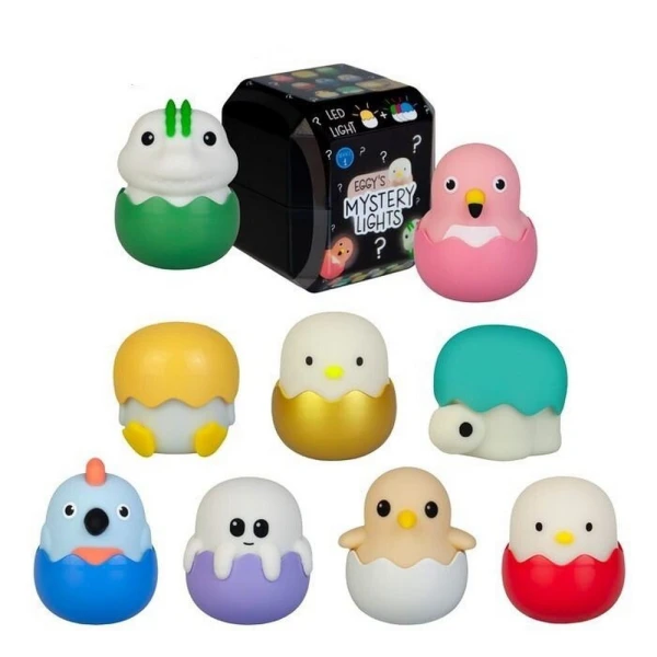 MEGALIGHT EGGY MYSTERY LIGHTS ΠΑΙΔΙΚΟ ΦΩΤΙΣΤΙΚΟ ΑΦΗΣ ΕΚΠΛΗΞΗ ΜΕ ΕΝΑΛΛΑΓΕΣ ΧΡΩΜΑΤΩΝ - 1 ΤΜΧ.