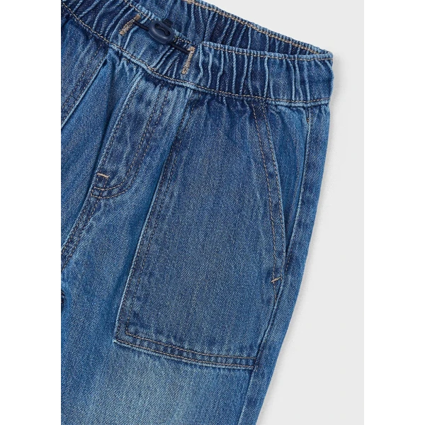MAYORAL TROUSERS PARACHUTE DENIM 