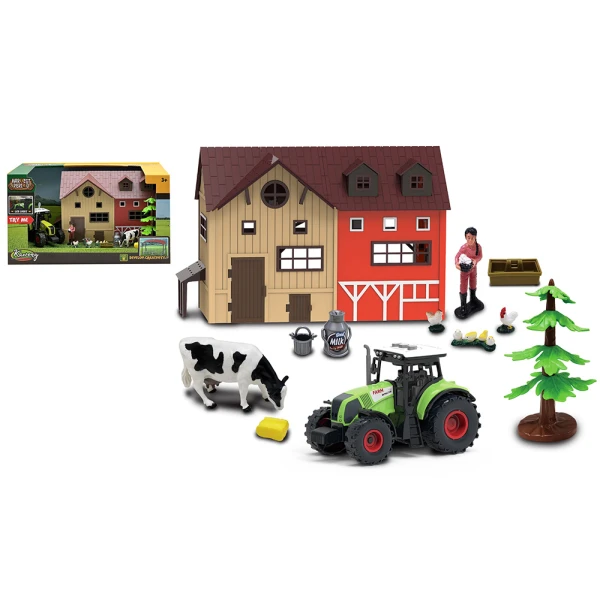 FARM SET 12 pcs WITH FARMHOUSE WITH SOUND AND LIGHT