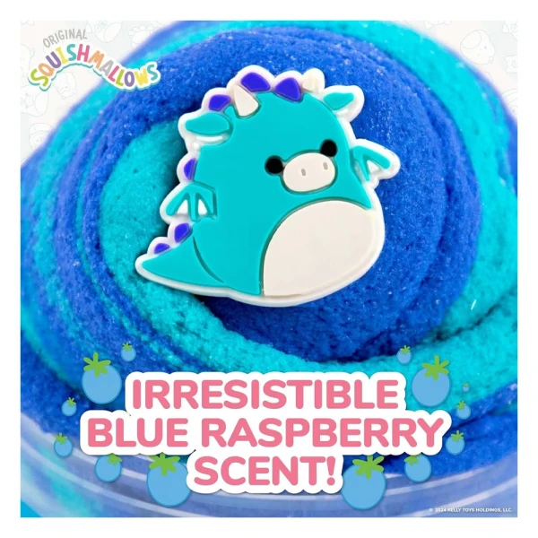 SQUISHMALLOWS SCENTED CLOUD SLIME WITH TOPPER IN JAR W1 - TATIANA THE DRAGON