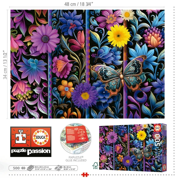 EDUCA PUZZLE 500 pcs BADDA BLOOM