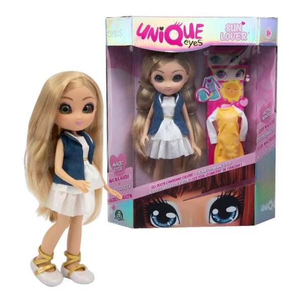 DOLL UNIQUE EYES BRIGHT TRANSFORMATION - 3 DESIGNS