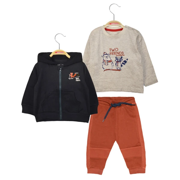 ENERGIERS BABY BOY SET 3 pcs PAPRIKA