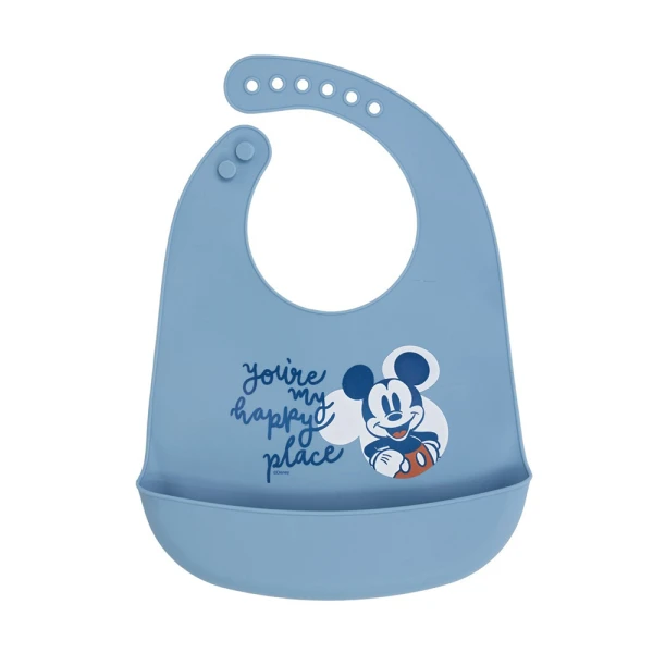 SILICONE BIB MICKEY MOUSE FULL OF SMILES