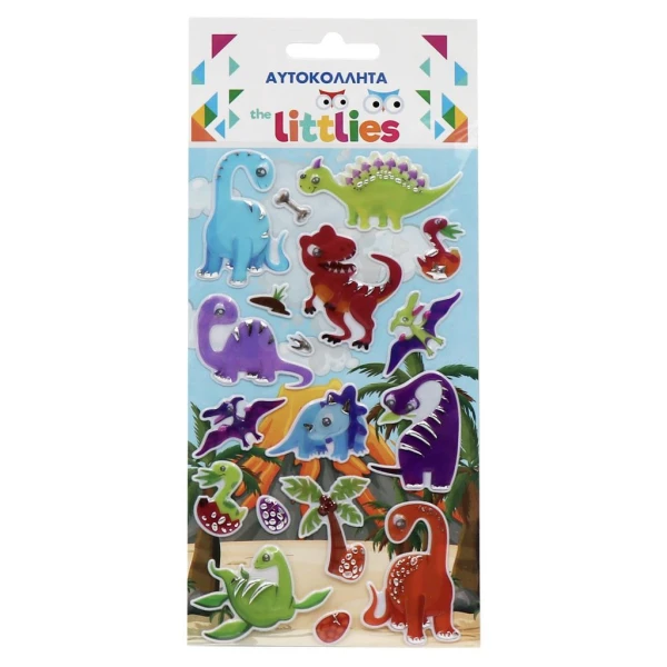 THE LITTLIES STICKERS 310Χ22 cm DINOSAURS