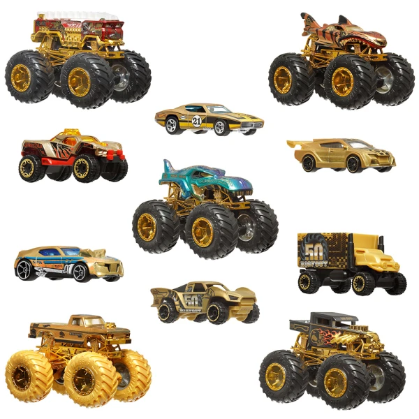 HOT WHEELS MONSTER TRUCKS ΟΧΗΜΑΤΑ BIGFOOT TROPHY CHAMPIONS ΣΕΤ ΤΩΝ 12