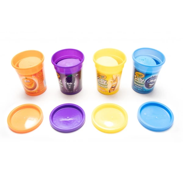 CRAYOLA SILLY SCENTS DOUGH ΣΕΤ ΜΕ 4 ΒΑΖΑΚΙΑ