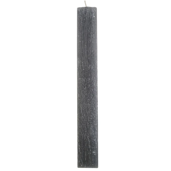 UNIKER AROMATIC SCRAPED FLAT CANDLE – GREY