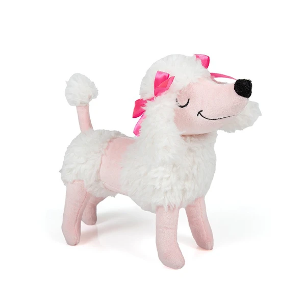 PLUSH POODLE DOG 30 cm - 2 COLOURS
