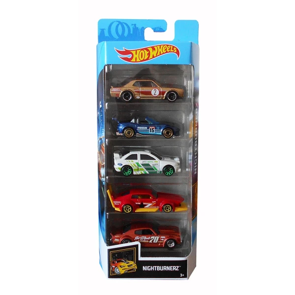 ΑΥΤΟΚΙΝΗΤΑΚΙΑ HOT WHEELS ΣΕΤ ΤΩΝ 5 - ΔΙΑΦΟΡΑ ΣΧΕΔΙΑ