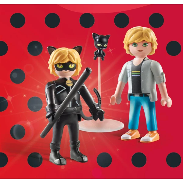 PLAYMOBIL MIRACULOUS ADRIEN & CAT NOIR 
